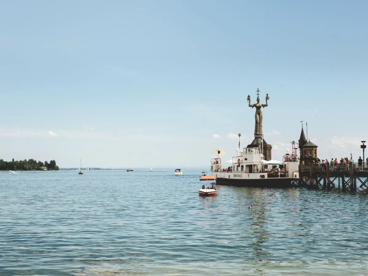 Hafen Konstanz mit der Imperia